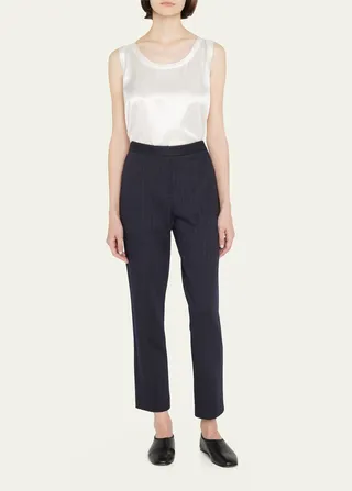 Toni Cropped Pinstripe Pants