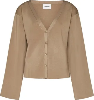 Nanushka V-Neck Wide Sleeved Cardigan