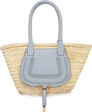 Marcie Raffia Tote