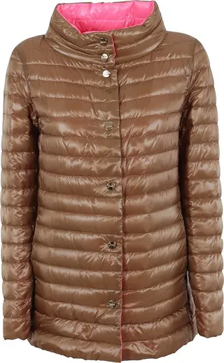Herno Reversible Button-Up Padded Down Jacket