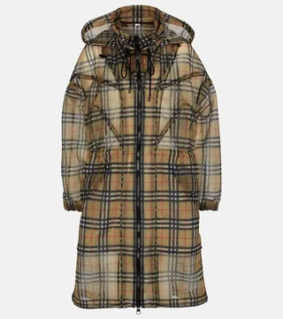 Vintage Check mesh parka