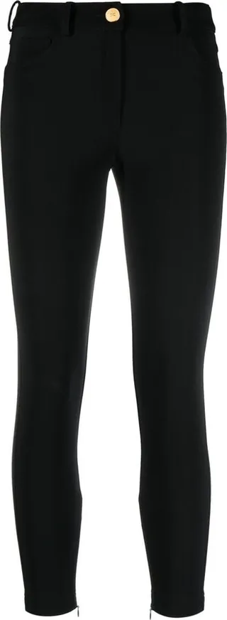 Skinny-Cut Cropped Trousers