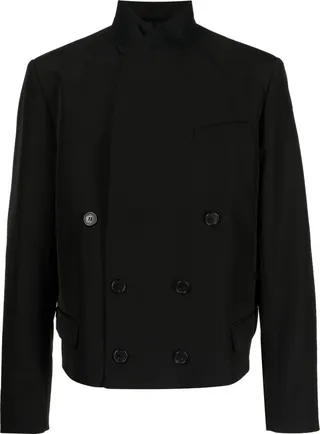 Double-Breasted Wool Jacket