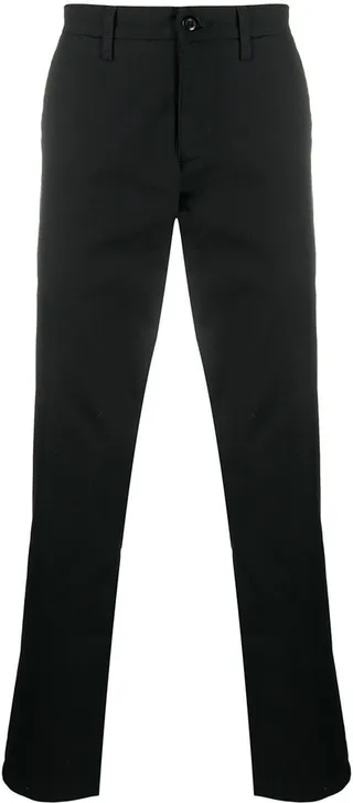 Black Straight Leg Chinos