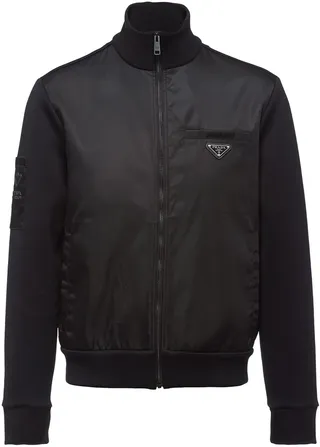 Logo-Plaque Bomber Jacket