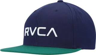 Men's Navy and Green Logo Twill Ii Snapback Hat