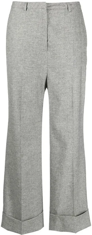 Cropped Tailored Trousers