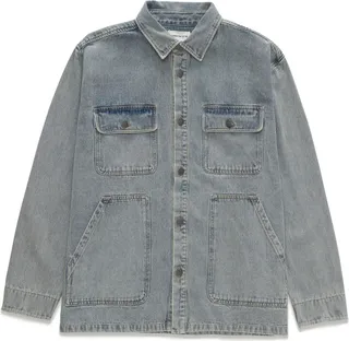 Cotton Denim Chore Jacket