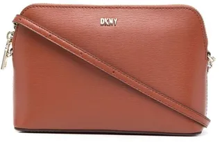 Logo-Lettering Leather Cross-Body Bag