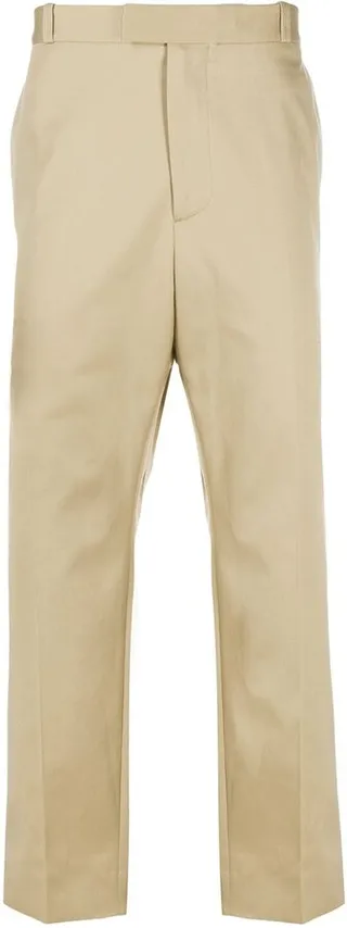 High-Rise Straight-Leg Trousers
