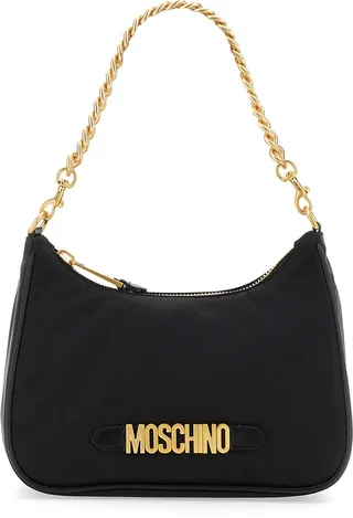 Hobo Bag With Lettering Logo