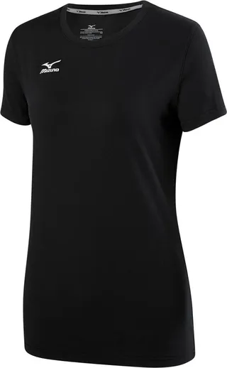 Mizuno Women's Volleyball Attack Tee Shirt 2.0 Womens Size Extra Extra Small In Color Black (9090)