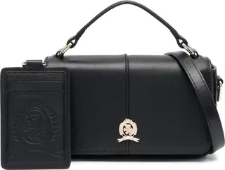 Leather Logo-Plaque Crossbody-Bag