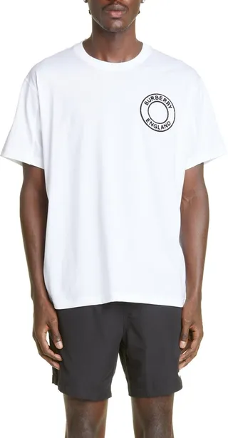 Men's Dundalk Embroidered Cotton Logo Graphic Tee