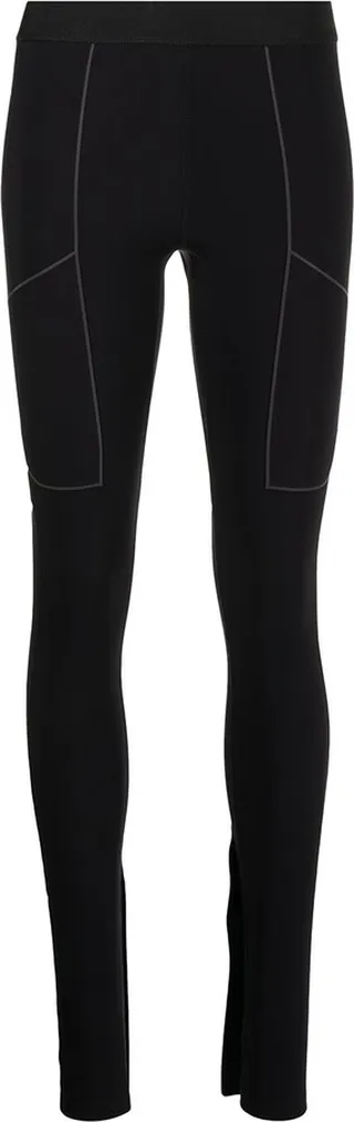 High-Rise Fitted Trousers
