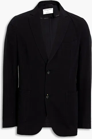 Lightest cotton-seersucker blazer