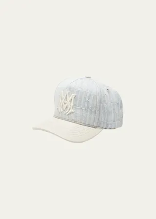 Men's Repeat Logo Denim Baseball Cap