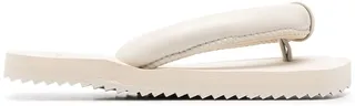 Suki padded-strap flip flops