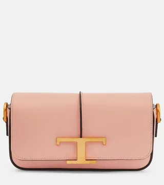 T Timeless Mini leather shoulder bag
