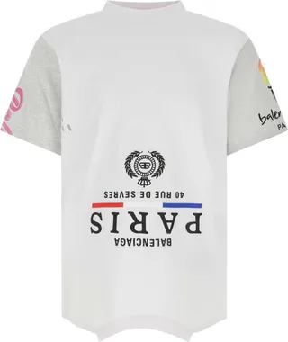 Balenciaga Upside Down Oversized T-Shirt