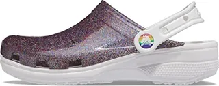 Crocs Unisex Classic Sparkly Clog | Metallic and Glitter Shoes