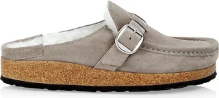 Buckley Shearling-Lined Suede Clogs