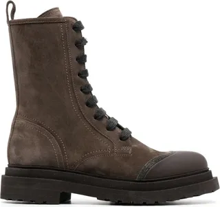 Lace-Up Ankle Boots