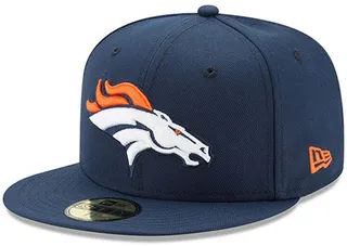 Men's Navy Denver Broncos Omaha 59FIFTY Fitted Hat