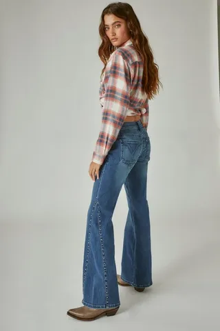 Yellowstone Blue Thunder Low Rise Flare Denim