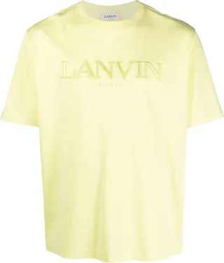 logo-embroidered cotton T-shirt