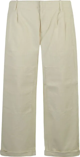 Wide Leg Cropped Trousers
