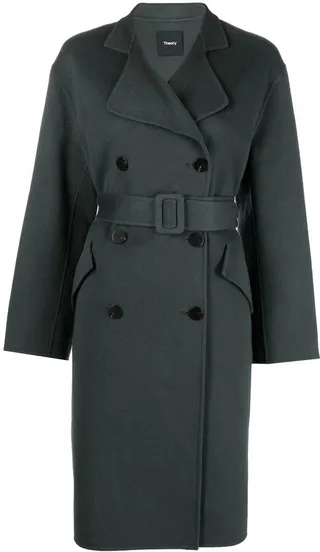 Double-Breasted Wool Coat