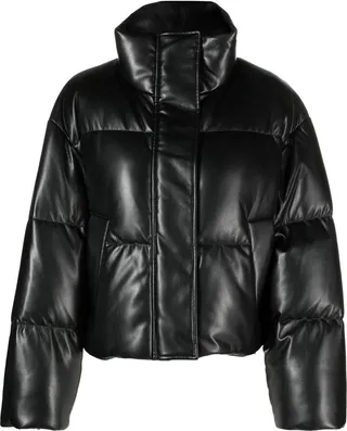 Concealed-Front Padded Jacket