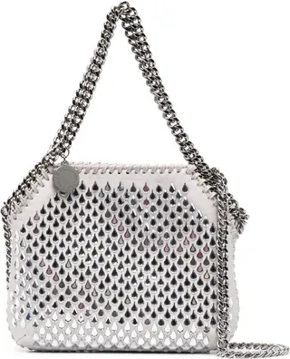 Falabella crystal-embellished mini tote bag