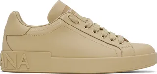 Dolce & Gabbana Beige Portofino Sneakers