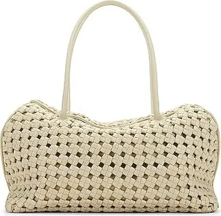 The Row Gabriel Shoulder Bag in Cream