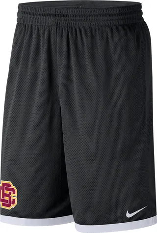 Bethune-Cookman Nike Men's College Mesh Shorts in Black