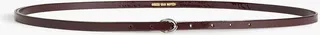 Patent-leather belt