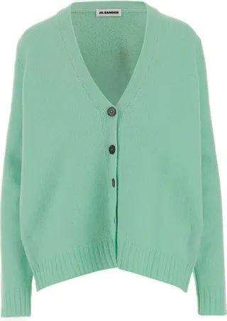 Jil Sander V-Neck Knitted Cardigan