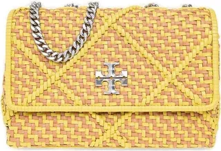 Tory Burch Small Kira Diamond Woven Convertible Shoulder Bag