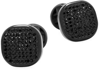 Ox & Bull Trading Co. Stainless Steel & Preciosa Pave Crystal Cufflinks