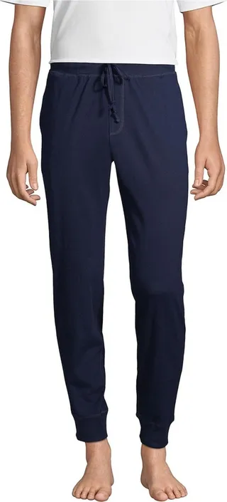 Lands' End Men's Tall Knit Jersey Sleep Jogger