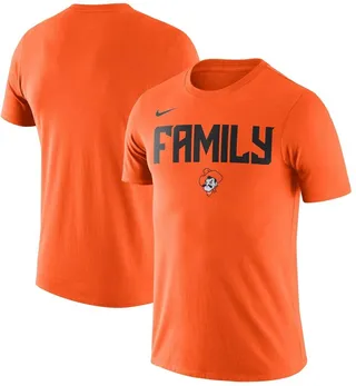 Men's Orange Oklahoma State Cowboys Family T-shirt