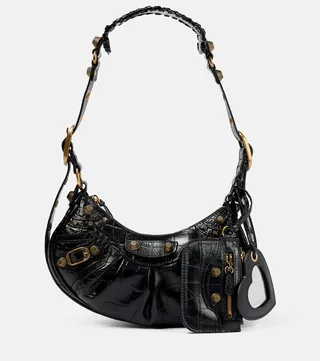 Le Cagole XS leather shoulder bag