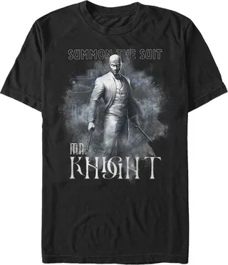 Men's Marvel: Moon Knight Mr. Knight Summon the Suit T-Shirt - Black - 2X Large
