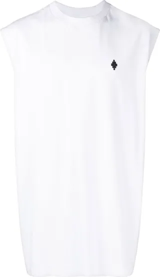 Embroidered-Logo Detail Tank Top