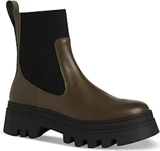 Whistles Women's Hatton Stretch Chunky Chelsea Booties