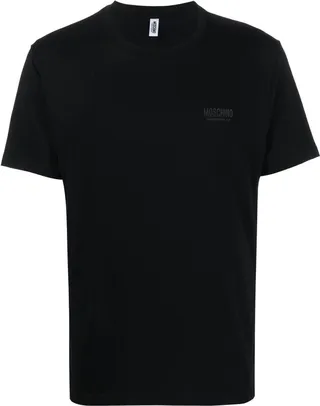 logo-tape detail T-shirt
