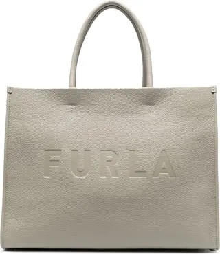 Debossed-Logo Bit Tote Bag