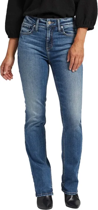 Avery High Waist Slim Bootcut Jeans